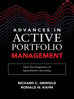 cover image of Advances in Active Portfolio Management